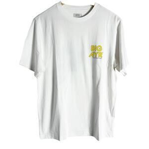 AYR The Big AYR White Short Sleeve Crewneck Graphic Dirt Bike Tee Size Medium